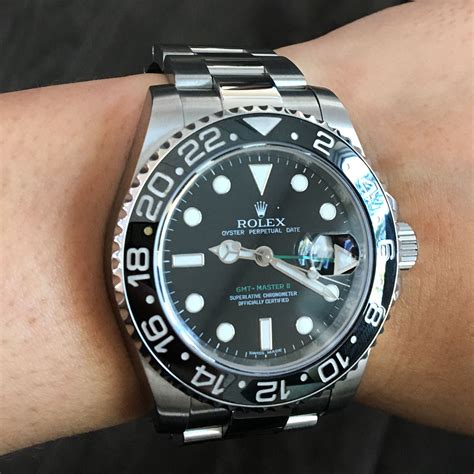 rolex gmt edelstahl 116700|rolex 116710 price.